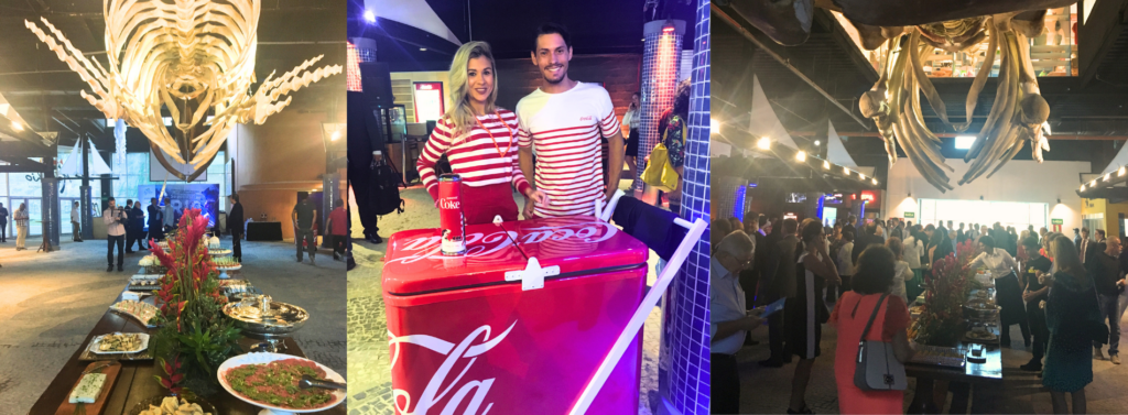 Coquetel de inauguração Aquario