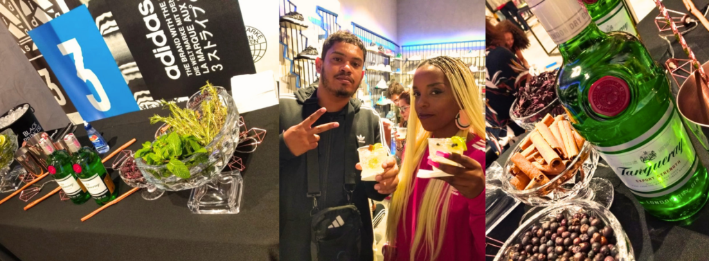 Ativação de marca Adidas e Tanqueray