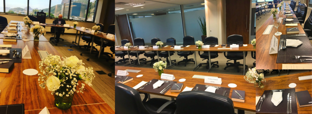 Almoço empatado para executivos RJ