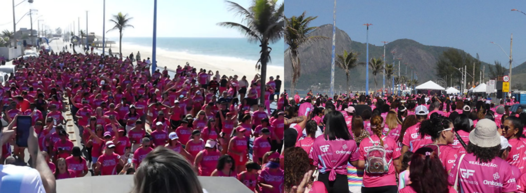 Produção geral da caminhada Onkosol Maricá